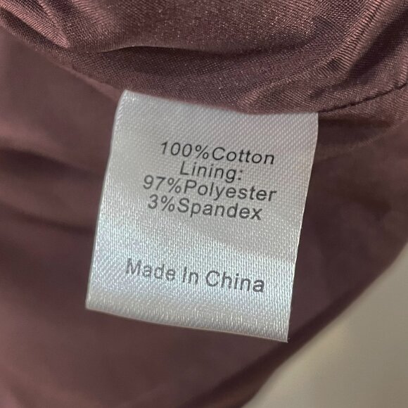 New Tuckernuck Townes 100% Cotton Embroidered Wrap Midi Skirt Brown 6 $228 - Picture 6 of 6